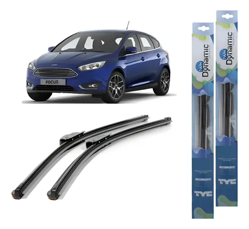 Juego Kit Escobillas Ford Focus 3 2015 2016 2017 2018 Tyc