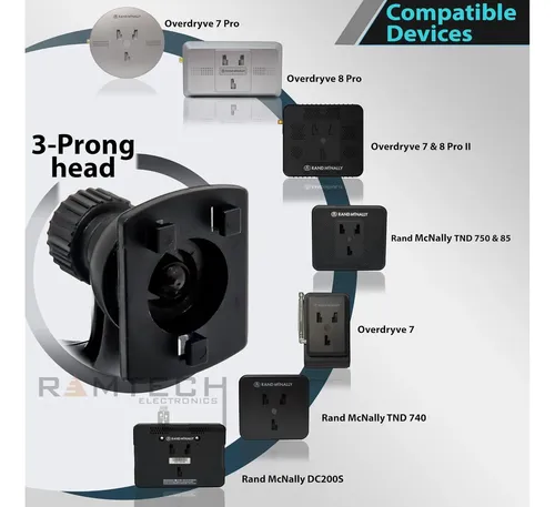 Soporte De Ventosa Para Parabrisas Ramtech Scmo Para Gps