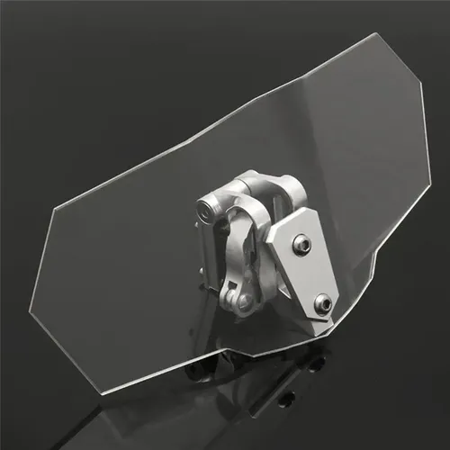 Deflector De Viento Universal Para Moto Con Clip En El Parab