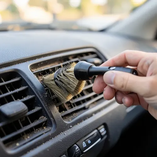 Cepillo De Limpieza Interior De Coche, Aire Acondicionado De Tres Piezas