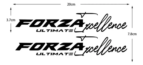 Calcomanía Parabrisas Moto Impermeable Honda Forza