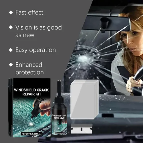 Windshield Crack Repair Kits, 2025 Premium Cracks Gone .y