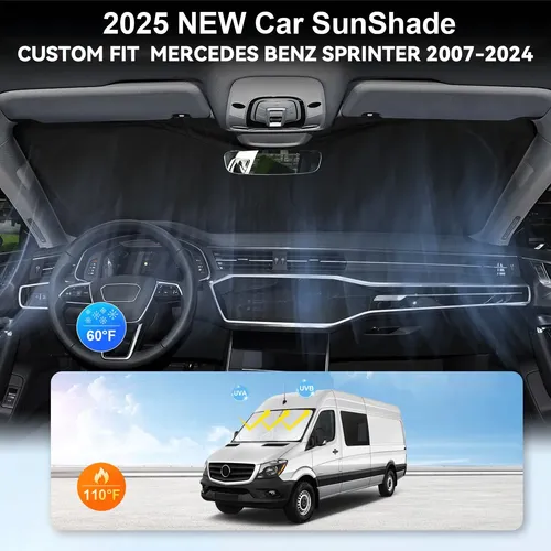 Parasol Parabrisas Protector Uv Para Mercedes Benz Sprinter