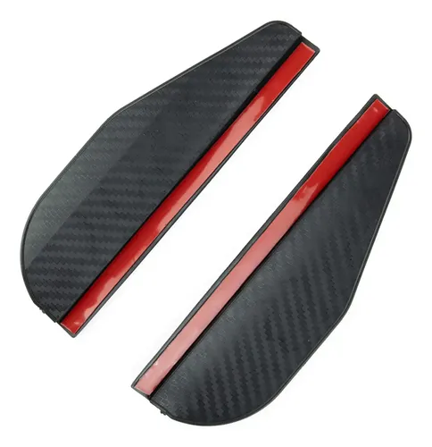 Espejo Retrovisor Lateral Para 2 Coches, Protector De Lluvia, Fibra De Carbono