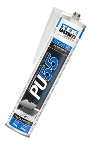 Pegamento Tekbond PU55 Barra Negro para Parabrisas y Metales 310ml