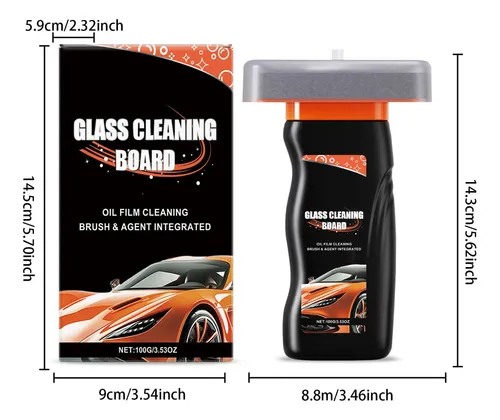 Cepillo De Limpieza Diario Para Parabrisas Y Espejos Para Coche De 100 Ml
