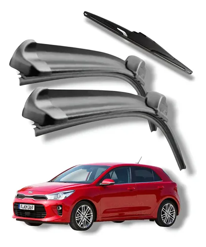 Kit 3 Limpiaparabrisas Para Kia Rio 2018 2019 2020 2021