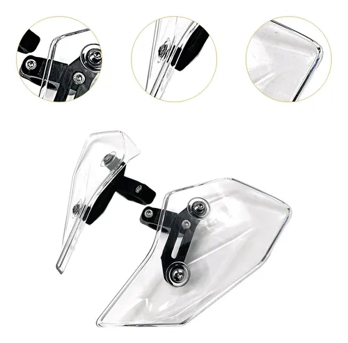 Deflector Lateral De Parabrisas Profesional Para Moto, Trans