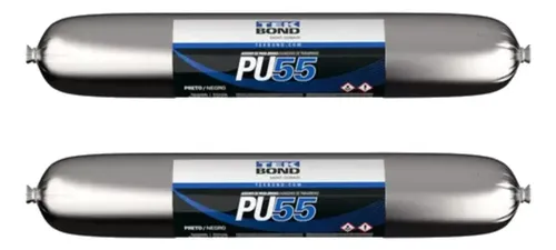 Sellador Parabrisas Pu55 Negro 784gr Tekbond X2 Unidades