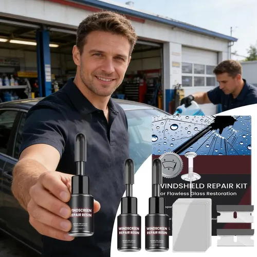 2pack Windshield Chip Kit, Glass Repair Liquid For Cracks,