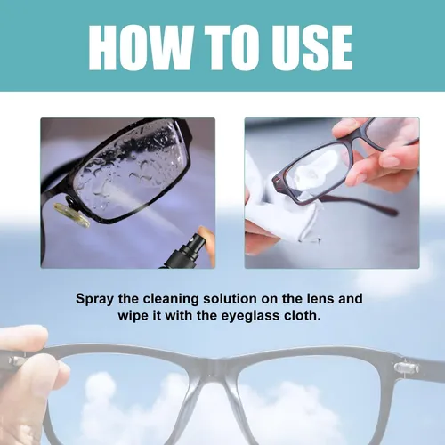 Eyeglass Scratch Remover Kit, Minor Lens Repair Cleaner