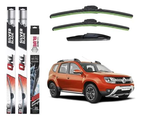 Kit X3 Escobillas Limpiaparabrisa Flex Peugeot 207 1999-2017