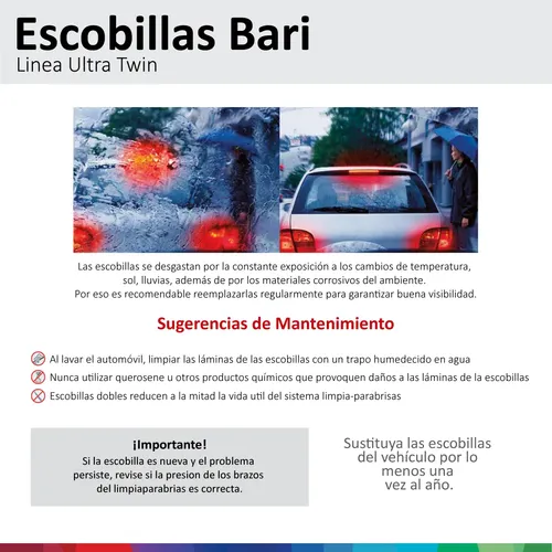 Escobillas Limpiaparabrisas Jeep Compass 2008-2015