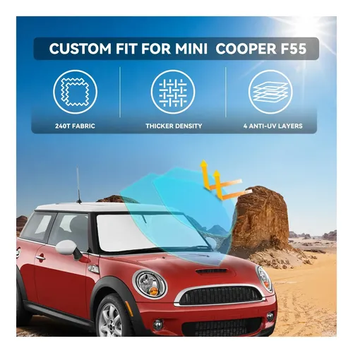 Parasol Para Parabrisas Mini Cooper, Protección Uv