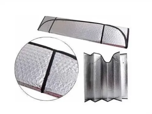 Cortina Parasol Metalizada Plegable Parabrisa Auto 1.30mx60