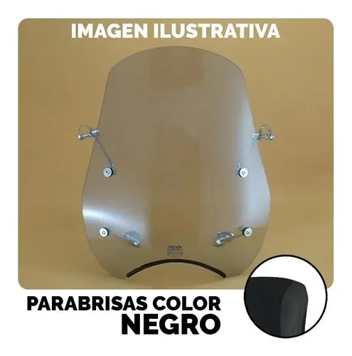 Parabrisas Curtain Universal Sport Grande Negro Um