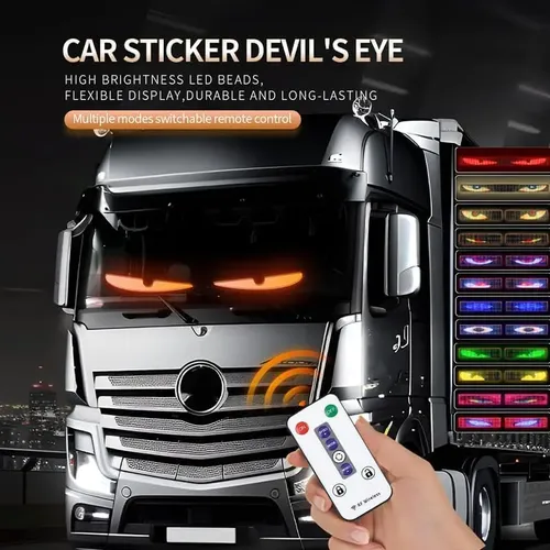 Para App Panel De Luz Led De Píxel Devil Eye Para Camión