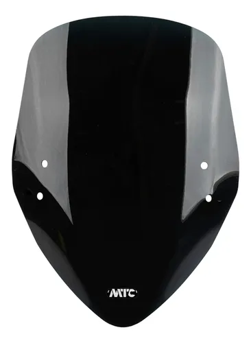 Parabrisa Honda Cb125 Twister Negro 3mm C/soportes Mtc