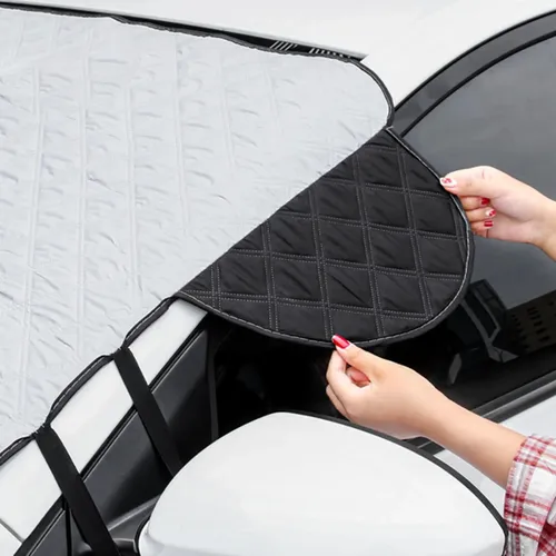 Cubierta De Nieve Para Parabrisas De Coche, Accesorios Perro