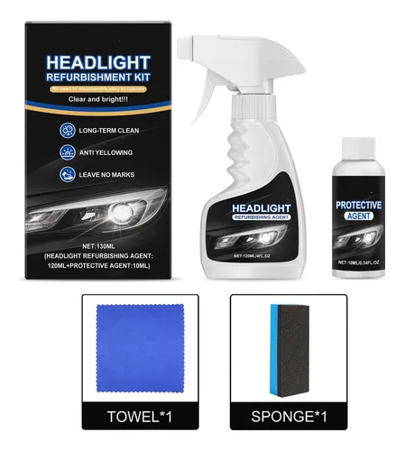Kit De Reparación De Faros Delanteros Y De 130 Ml, Yellow Fo