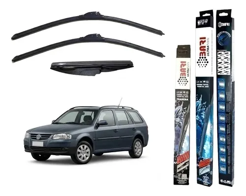 Kit De 3 Escobillas Vw Gol Country 2009 2010 2011 2012 2013