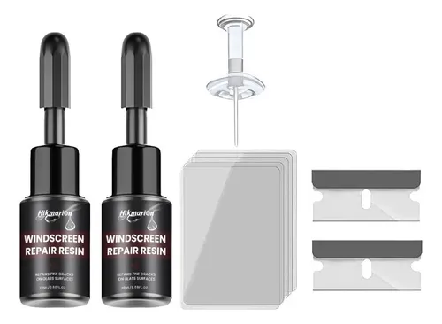 2pack Windshield Chip Kit, Glass Repair Liquid For Cracks,