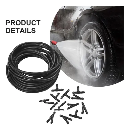 Kit De Manguera De Lavado De Parabrisas De 6 M Con Conectores