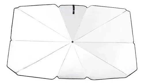 Parasol Plegable Para Parabrisas De Coche, Titanio Plateado
