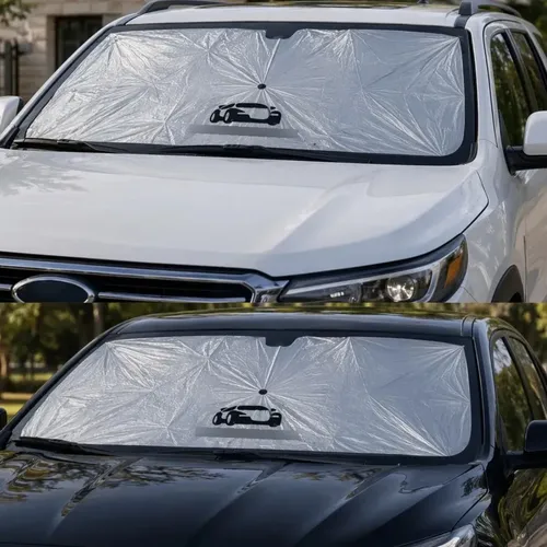 Parasol Auto Suv Parabrisa Tipo Paraguas Protector Cubre Sol
