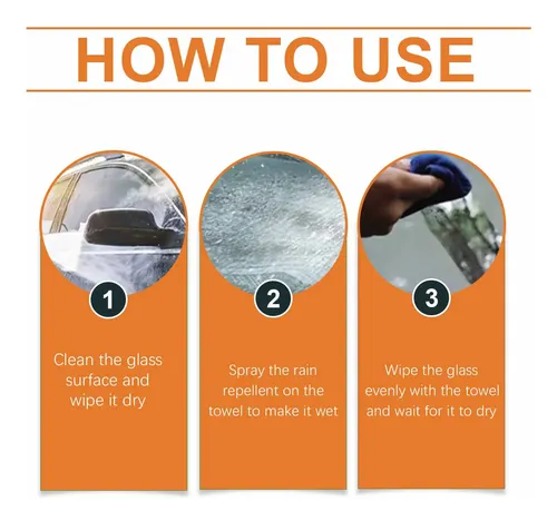 Repelente De Lluvia Para Vidrios De Automóviles, Limpieza Re
