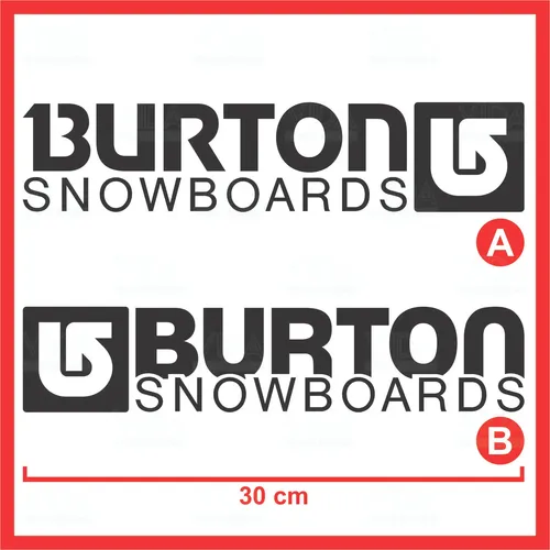 Calco Burton Vinilo Parabrisa Luneta Jeep Snowboards Ski