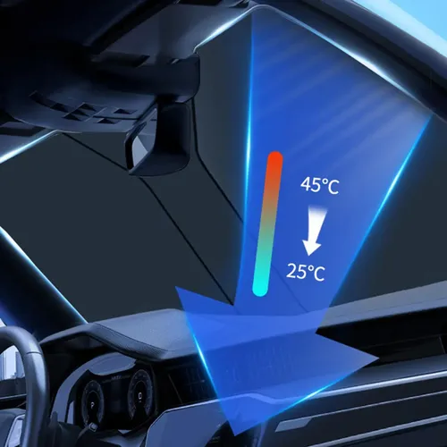 Pára-brisa Térmico Para Coche, Revestido En Argentón