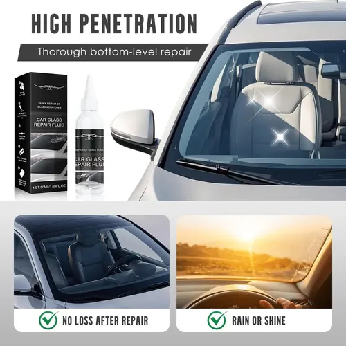 Crack Repair Kit, Upgraded Car Windshield Cracks Gone Glass