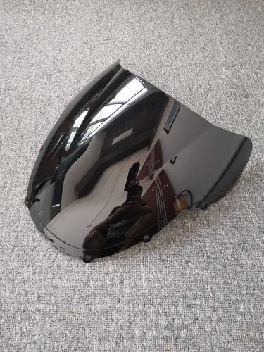 Parabrisas Doble Burbuja Premium Negro Cbr 600 F4 99 00