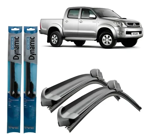 Juego Kit Escobillas Toyota Hilux 2008 2009 2010 2011