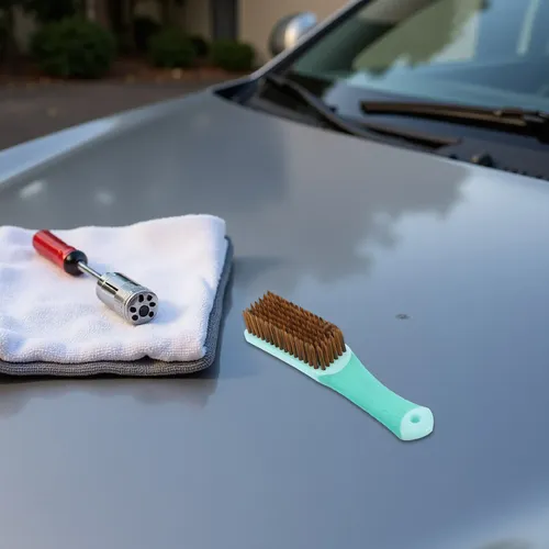 Cepillo De Limpieza Interior De Coche, 2 Piezas: Limpiador De Cepillos De Nylon Para