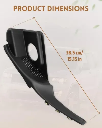Rejilla Plástica Parabrisas Delantera Auto 2016 2022 Negro M