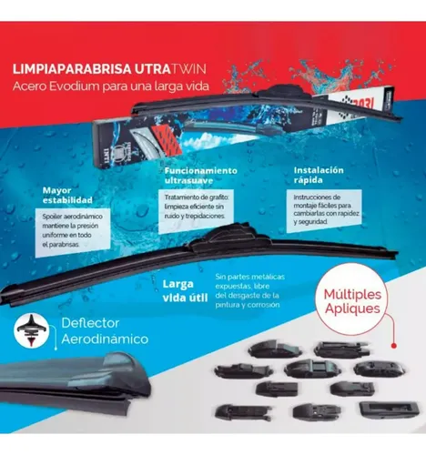 Juego De Escobillas Bari Ultratwin Para Vw Amarok Desde 2009