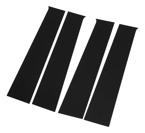 Puerta Pillar Post Trim, 4 Unidades, Policarbonato De Alta Resistencia, Color Negro Brillante