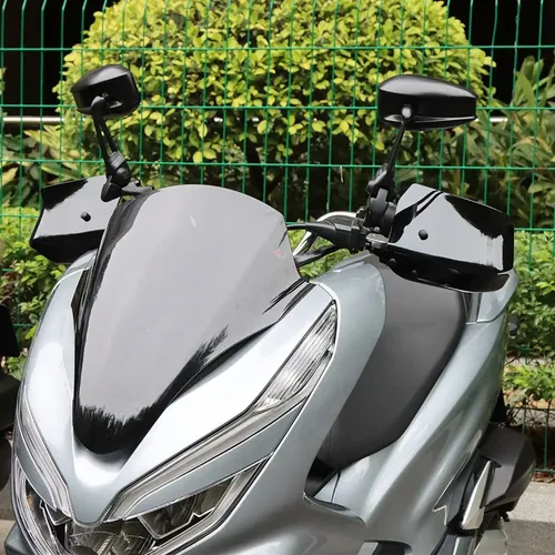 Protector De Manos Para Motocicleta, Protector De Manos, Par Negro
