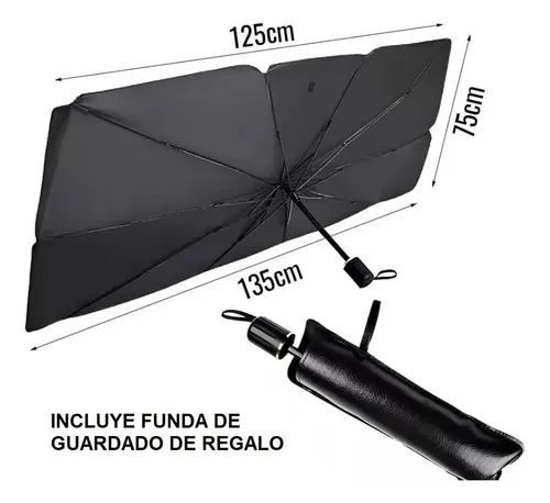Parasol De Auto Protector Parabrisas Cubre Sol Sombrilla