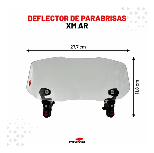 Deflector De Viento Parabrisas Cf Moto Mt 650 Xm