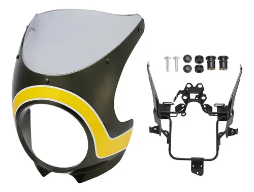 Parabrisas Con Tapa De Faro Para Kawasaki Z900rs 2018-23
