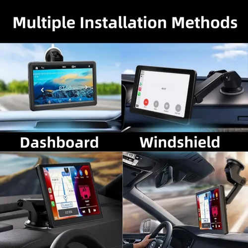 Soporte Para Carplay Epronic 360° Flexible Para Parabrisas