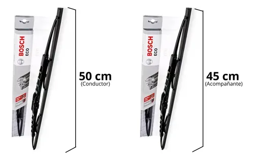 Combo De Escobillas Bosch Originales Eco 20-18 Honda