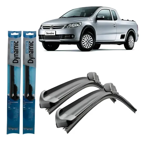 Juego Kit Escobillas Volkswagen Saveiro Trend 2009 2010 2011