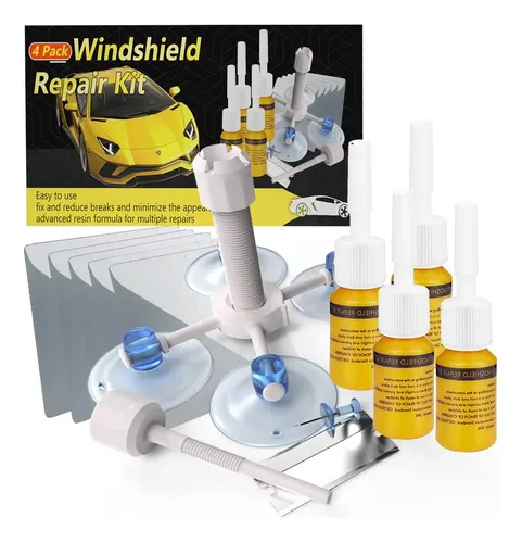 Kit Reparación De Parabrisas Astillas Grietas Vidrio Automóv