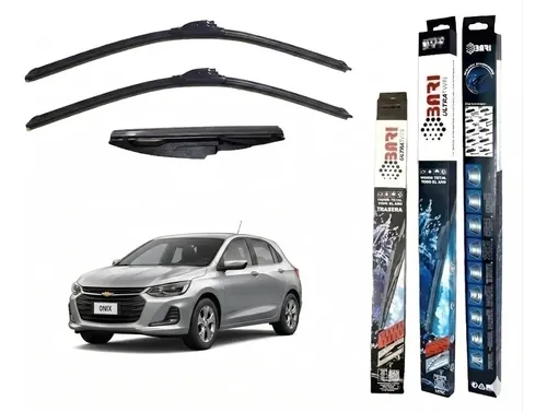 Kit De 3 Escobillas Chevrolet Onix 2013 2014 2015 2016