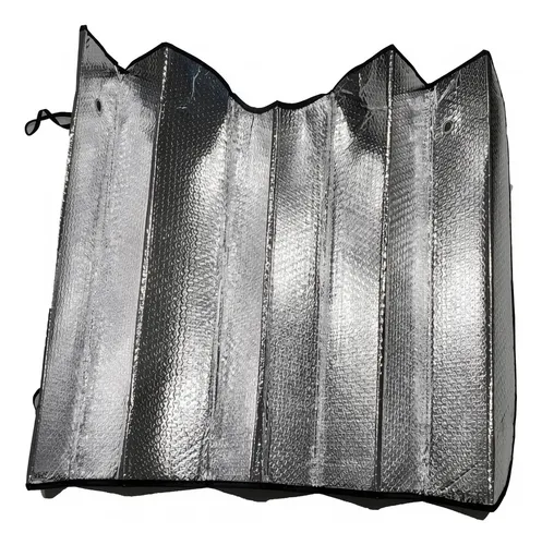 Cortina Parasol Plegable Metalizada Auto Parabrisas 150cm X5