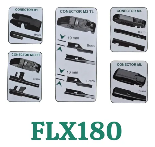 Juego Escobillas Lp Fiat Toro 16/+ Tridon Flex
